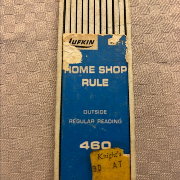 Vintage Lufkin LOCmatic Tape Ruler Wooden Pkg No 89804 - Picture 2 of 6